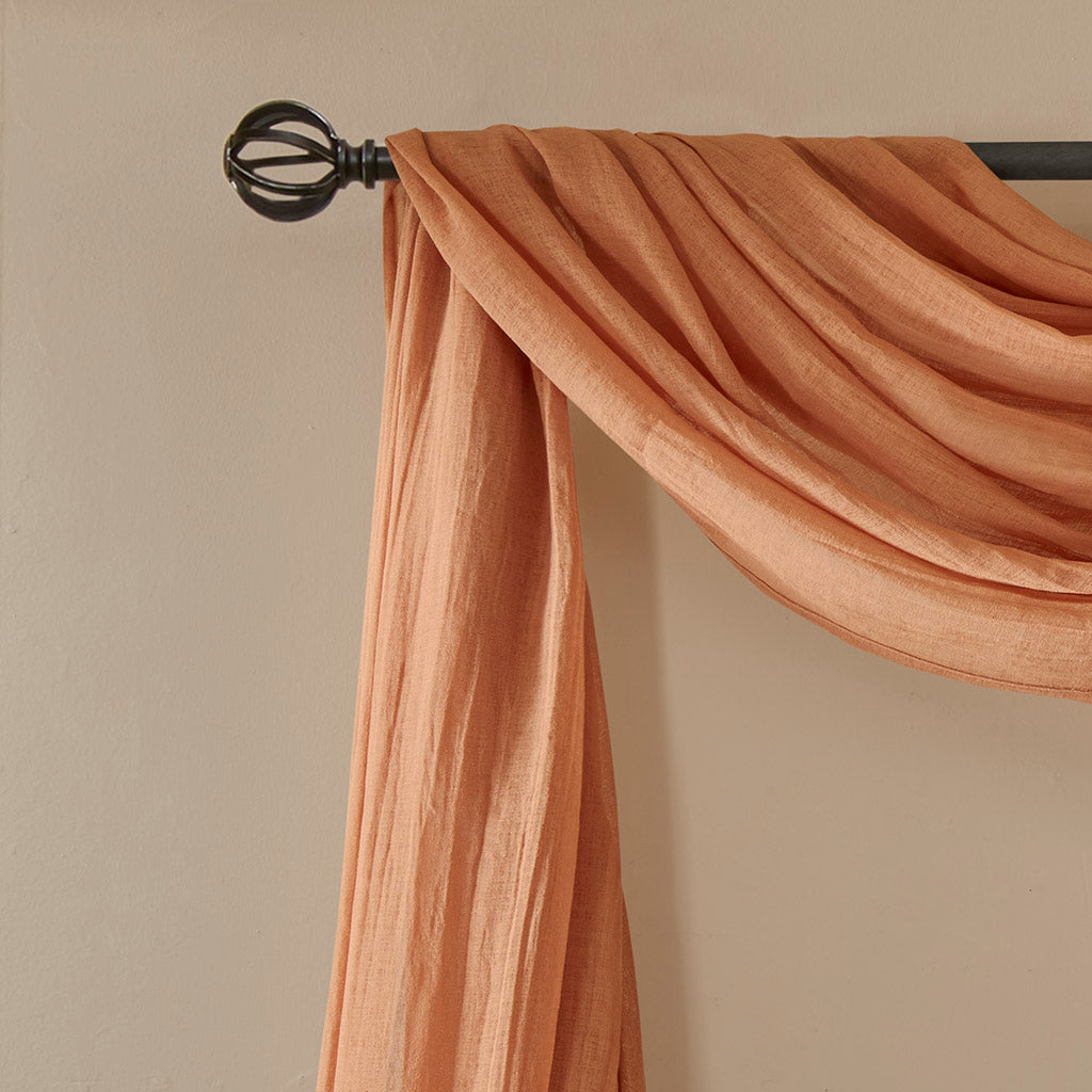 Harper Solid Crushed Scarf Sheer