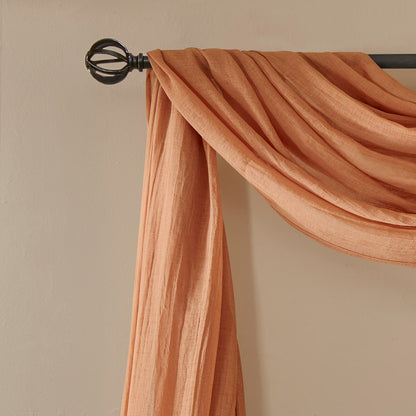 Harper Solid Crushed Scarf Sheer