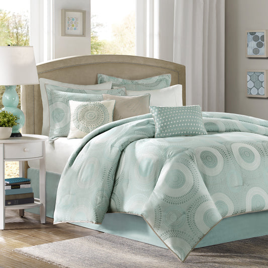 Baxter 7-Piece Jaquard Comforter Set