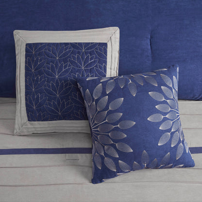 Palmer 7 Piece Faux Suede Comforter Set