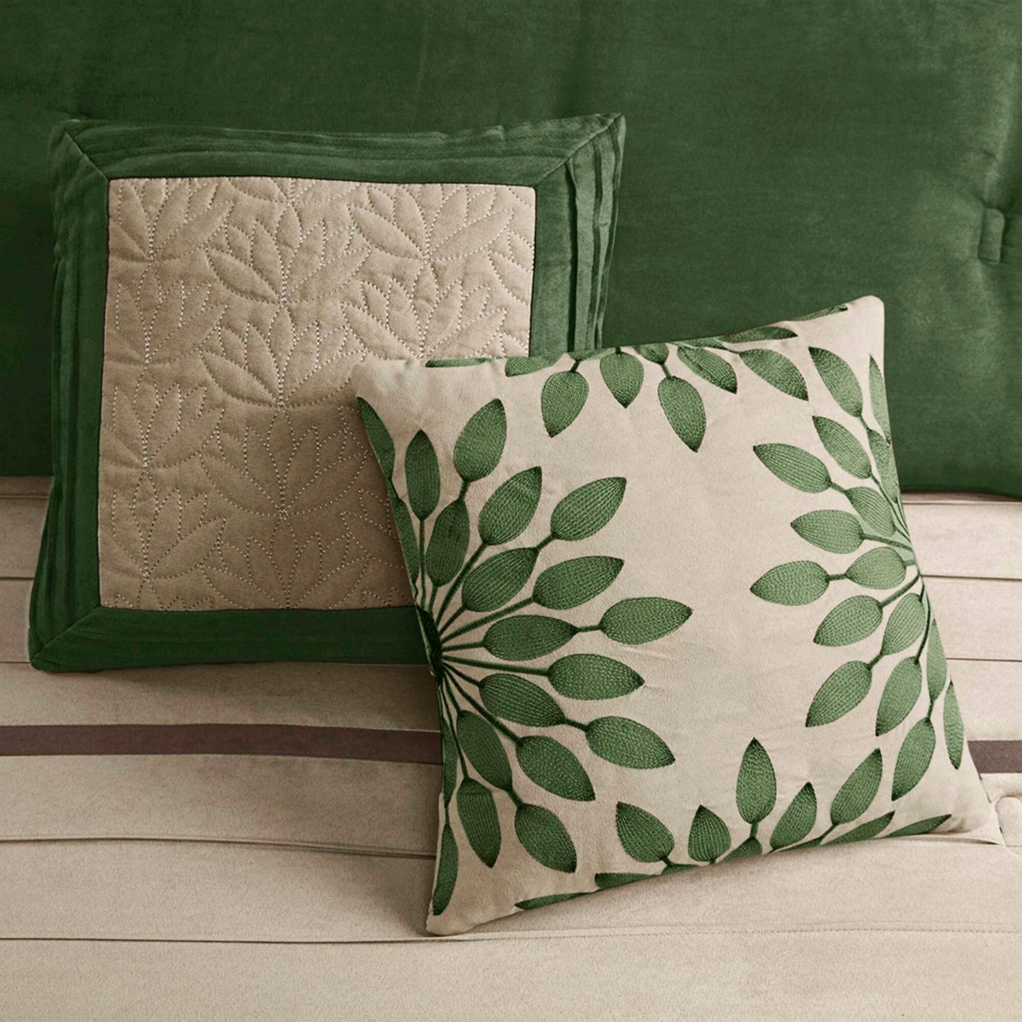 Palmer 7 Piece Faux Suede Comforter Set