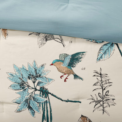 Quincy 7 Piece Printed Cotton Twill Comforter Set
