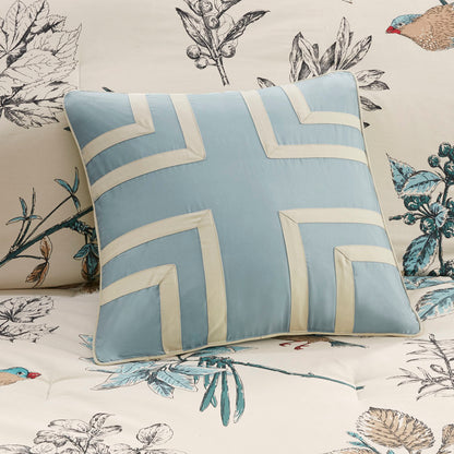 Quincy 7 Piece Printed Cotton Twill Comforter Set