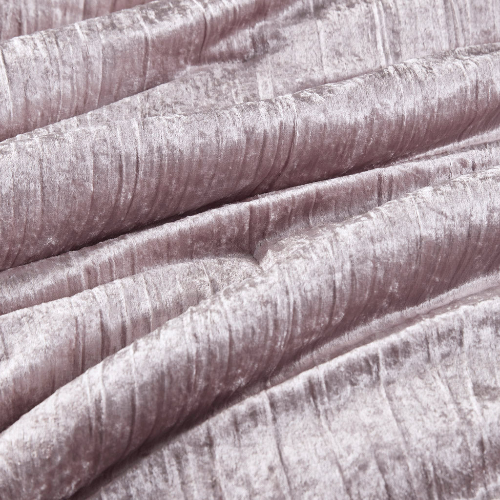 Lee 5 Piece Crinkle Velvet Comforter Set
