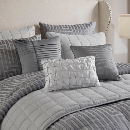 Royce 10 Piece Luxury Jacquard Comforter Set