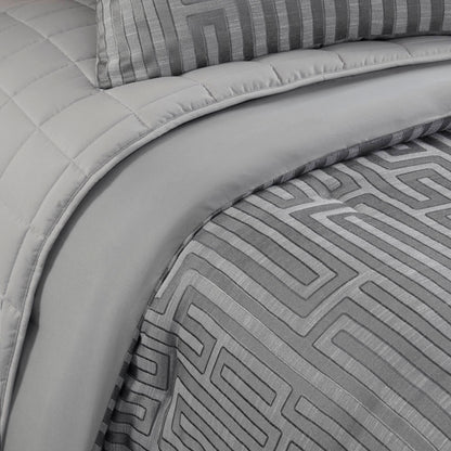 Royce 10 Piece Luxury Jacquard Comforter Set