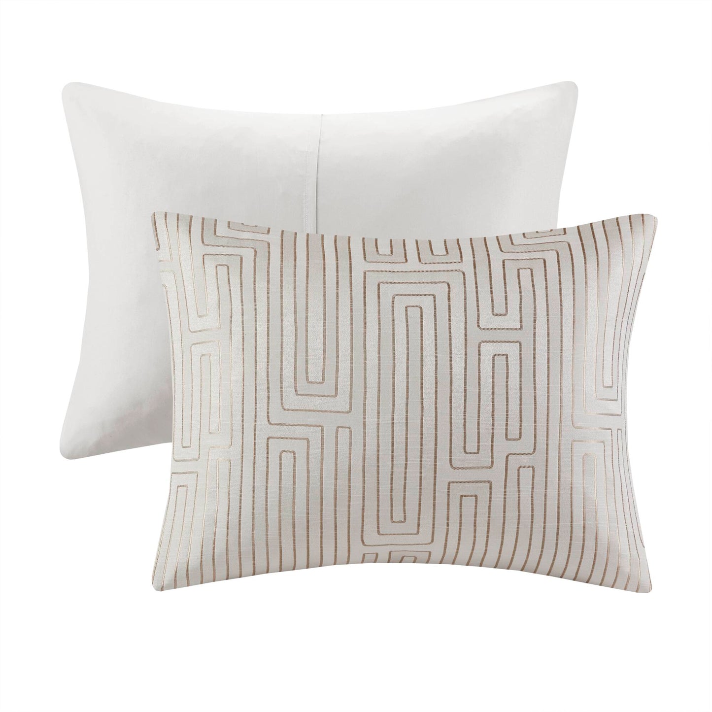 Royce 10 Piece Luxury Jacquard Comforter Set