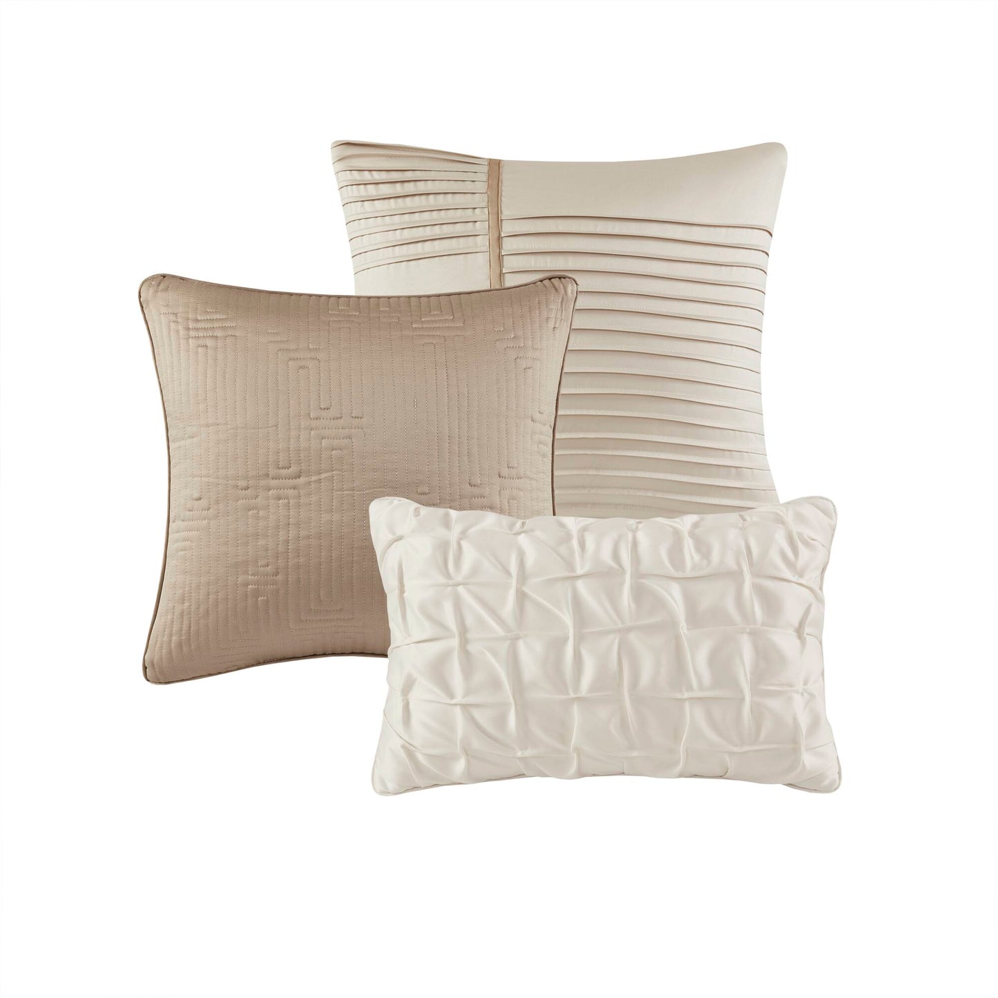 Royce 10 Piece Luxury Jacquard Comforter Set