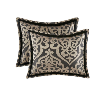 Odette 8 Piece Jacquard Comforter Set