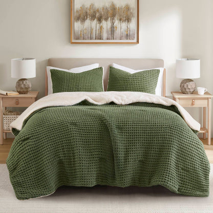 Riordan Cable Knit Chenille Comforter Set