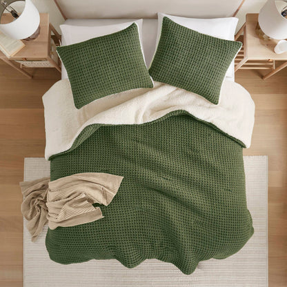 Riordan Cable Knit Chenille Comforter Set