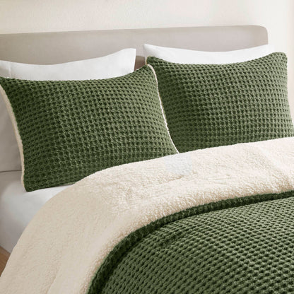 Riordan Cable Knit Chenille Comforter Set