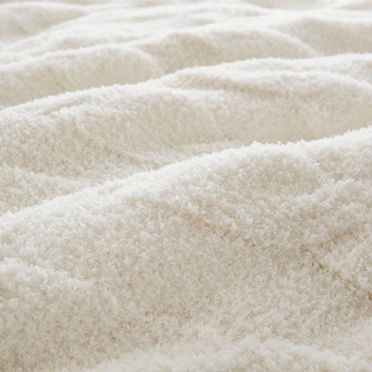 Riordan Cable Knit Chenille Comforter Set