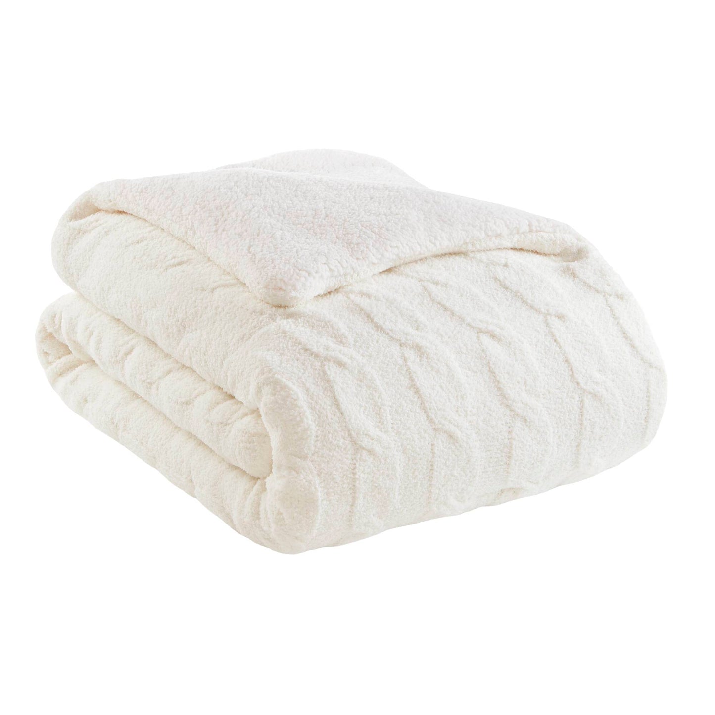 Riordan Cable Knit Chenille Comforter Set