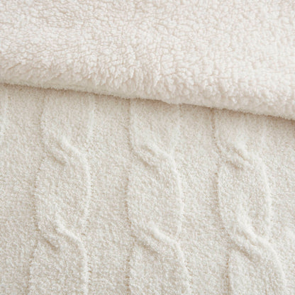 Riordan Cable Knit Chenille Comforter Set