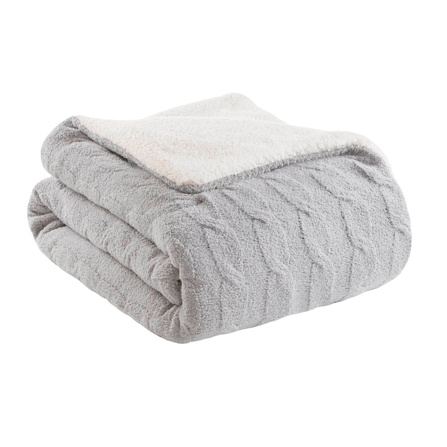 Riordan Cable Knit Chenille Comforter Set