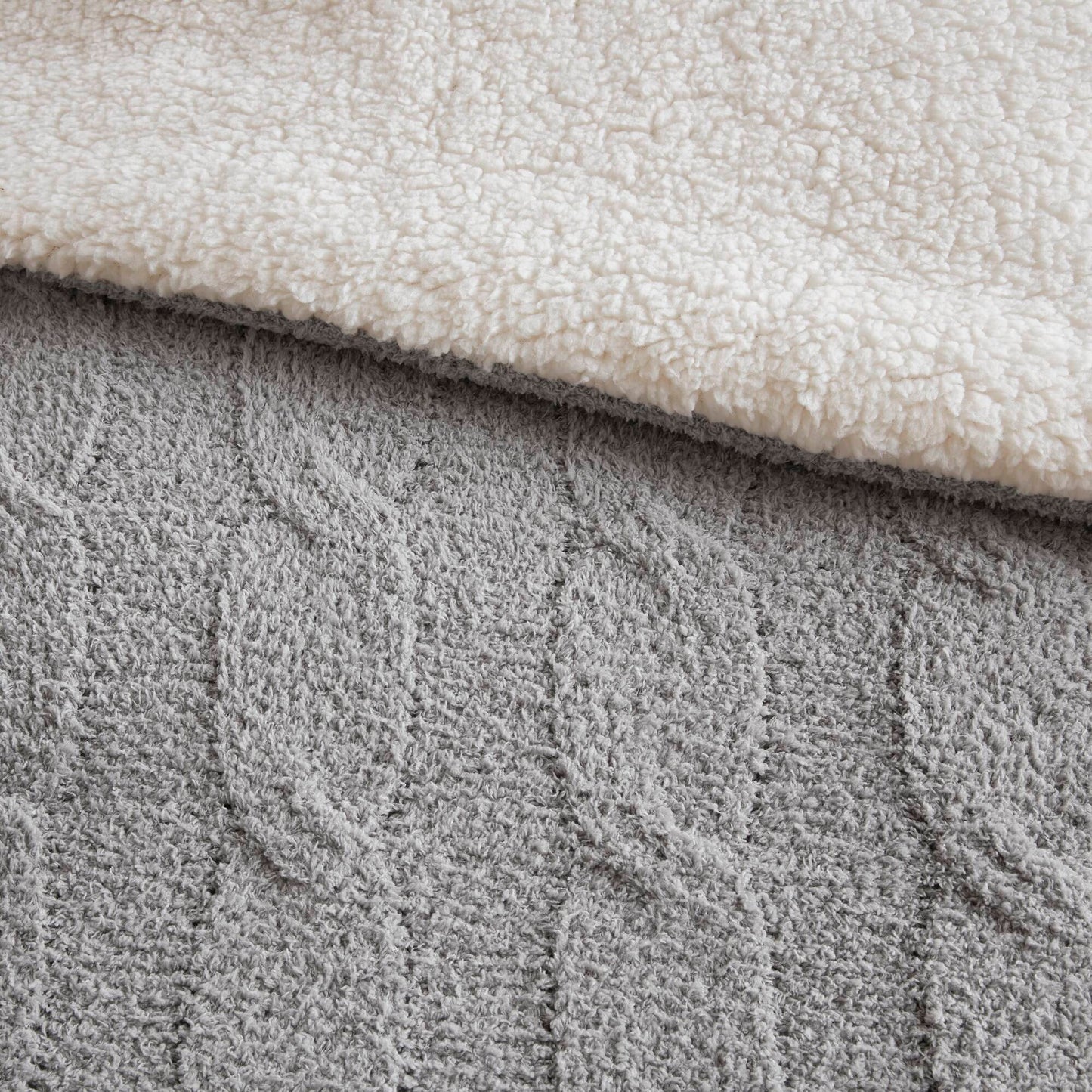 Riordan Cable Knit Chenille Comforter Set