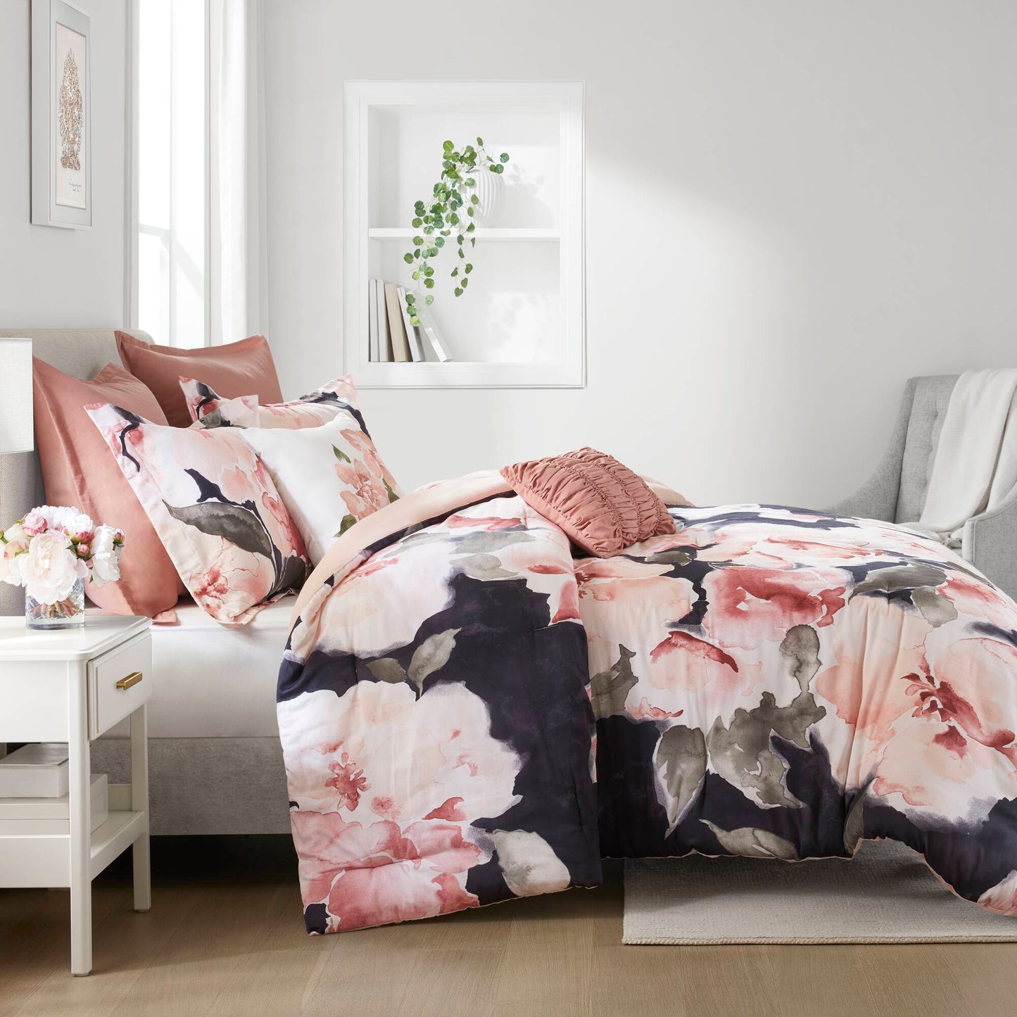 Shanti 7-Piece 100% Cotton Printed Comforter Set