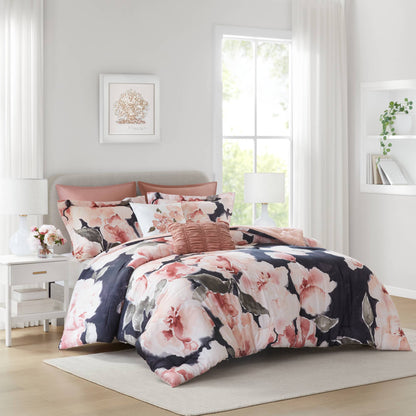 Shanti 7-Piece 100% Cotton Printed Comforter Set