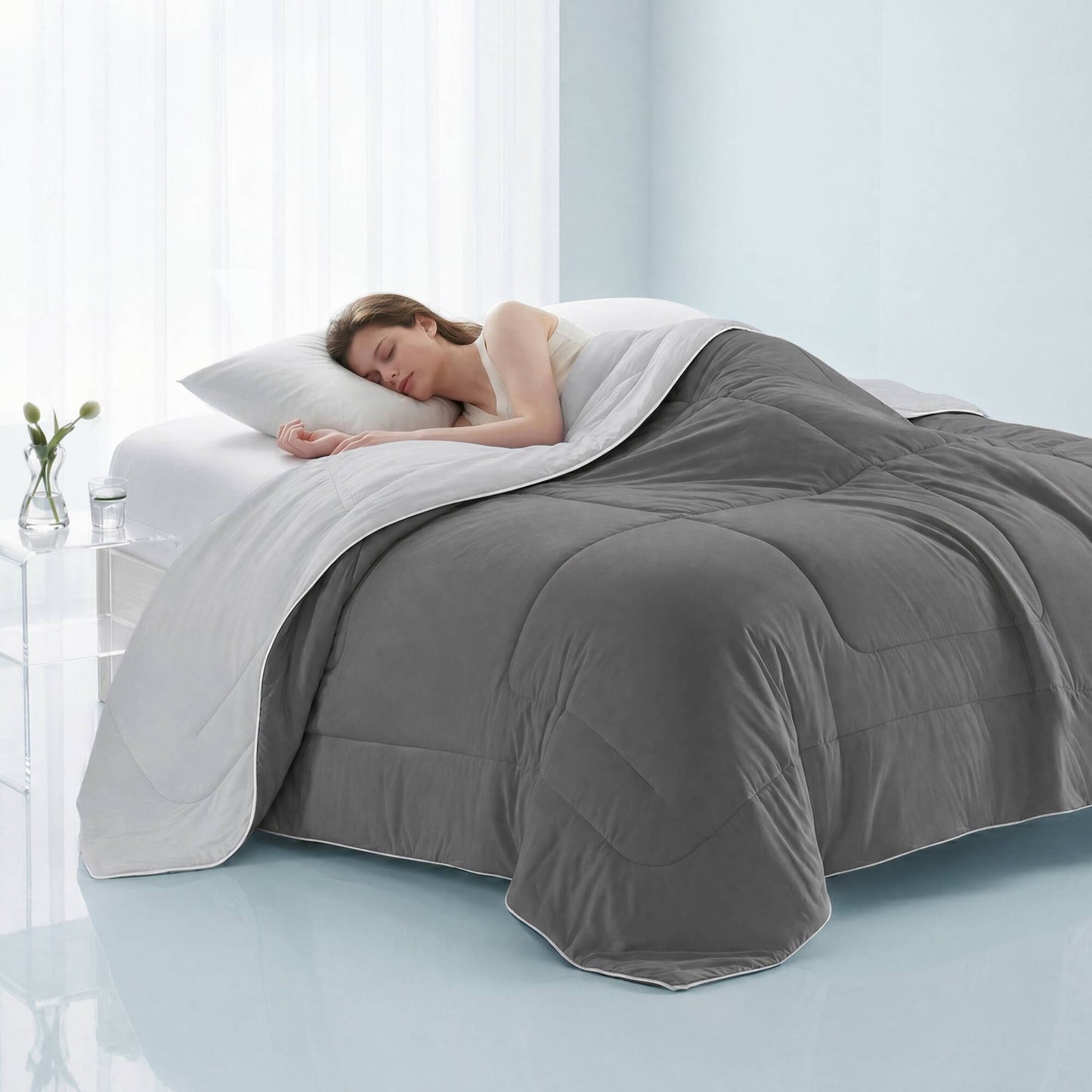 Cooling Lightweight Down Alternative Comforter