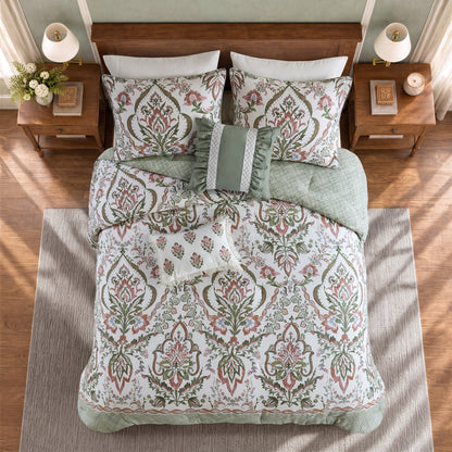 Sylvie 5-Piece Cotton Slub Comforter Set