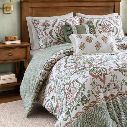 Sylvie 5-Piece Cotton Slub Comforter Set