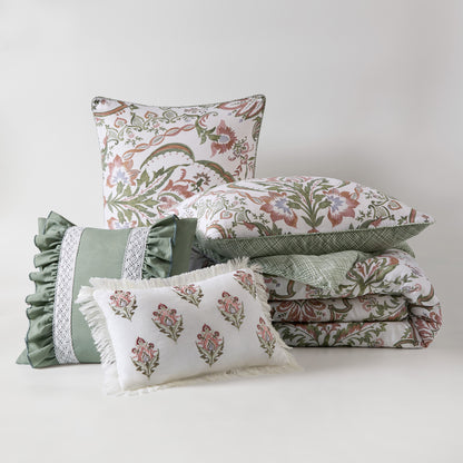 Sylvie 5-Piece Cotton Slub Comforter Set