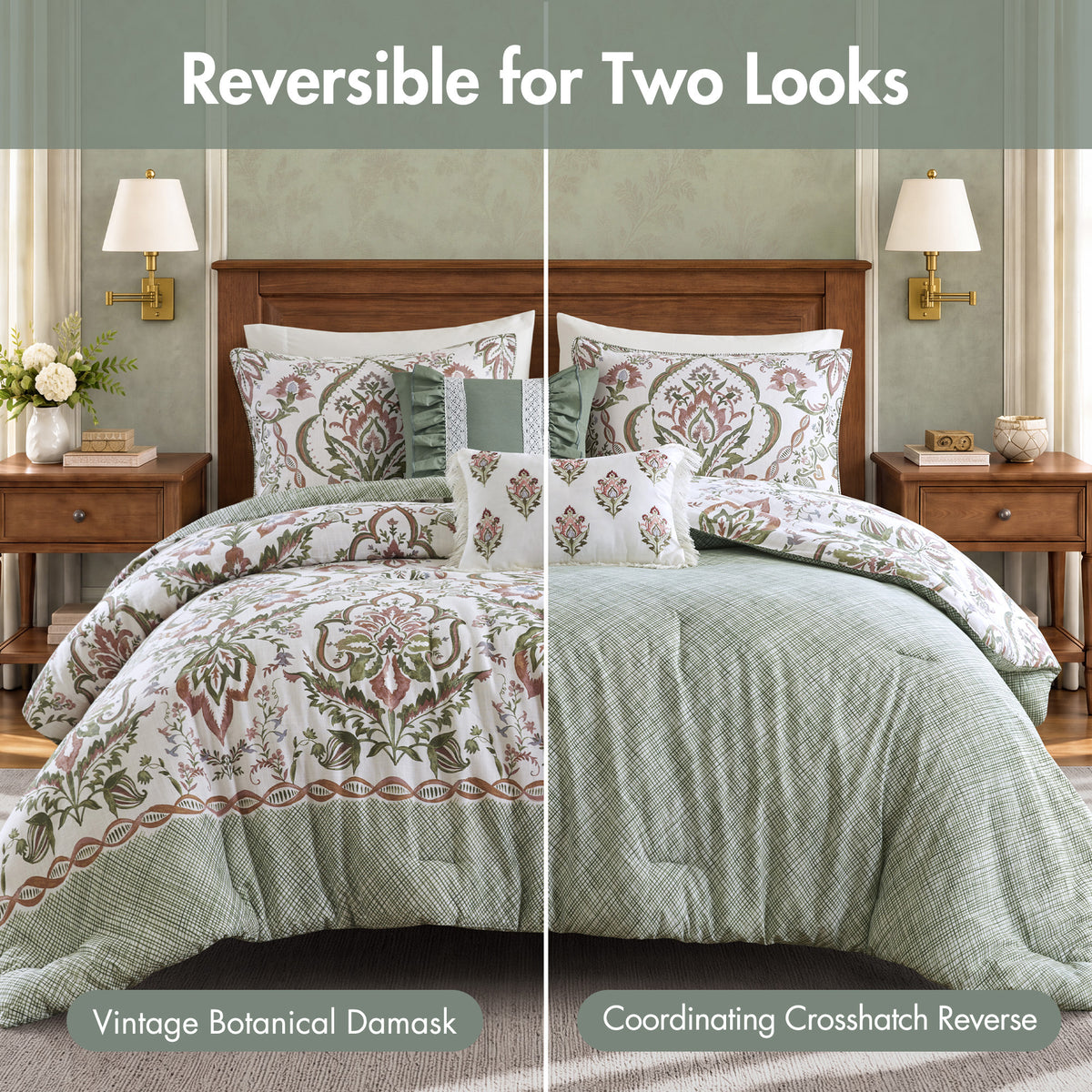 Sylvie 5-Piece Cotton Slub Comforter Set