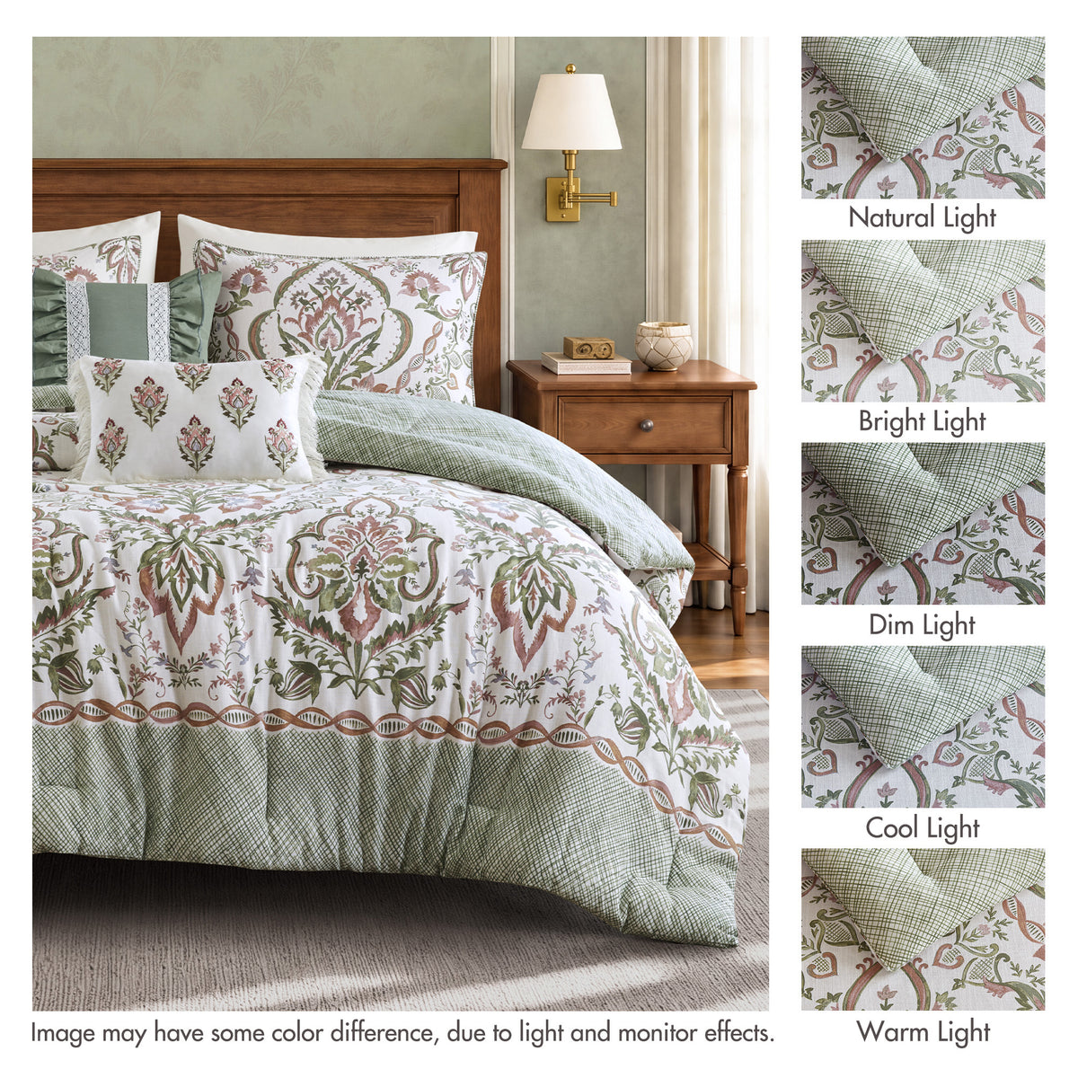 Sylvie 5-Piece Cotton Slub Comforter Set