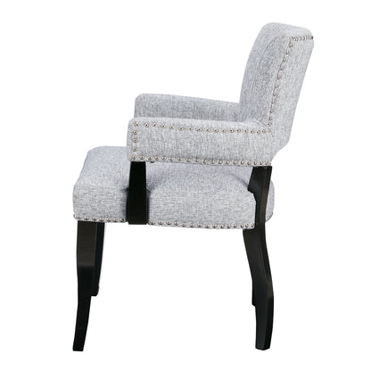 Dawson Upholstered Dining Chair with Padded Arm