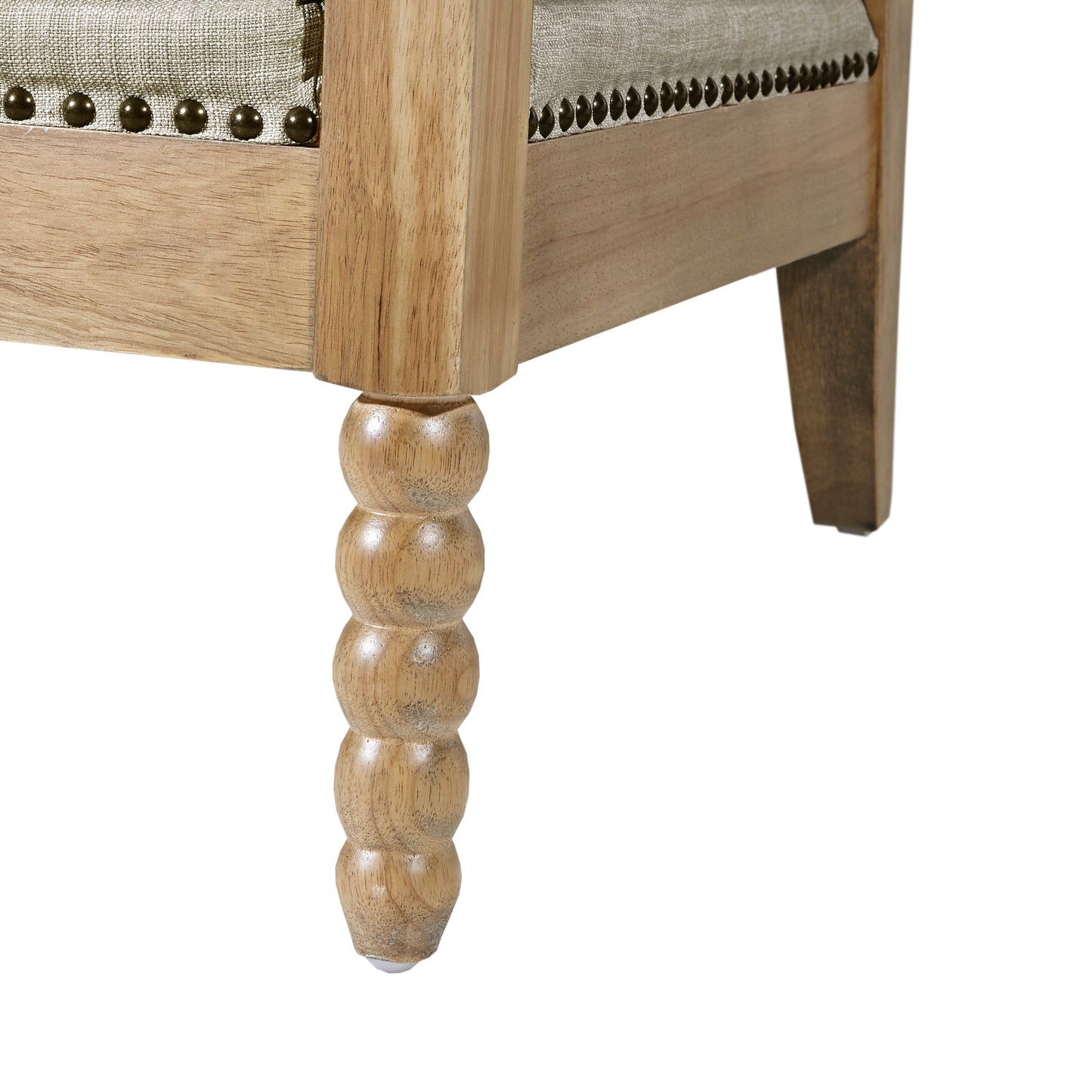 Donohue Turned Spindle Wood Accent Armchair