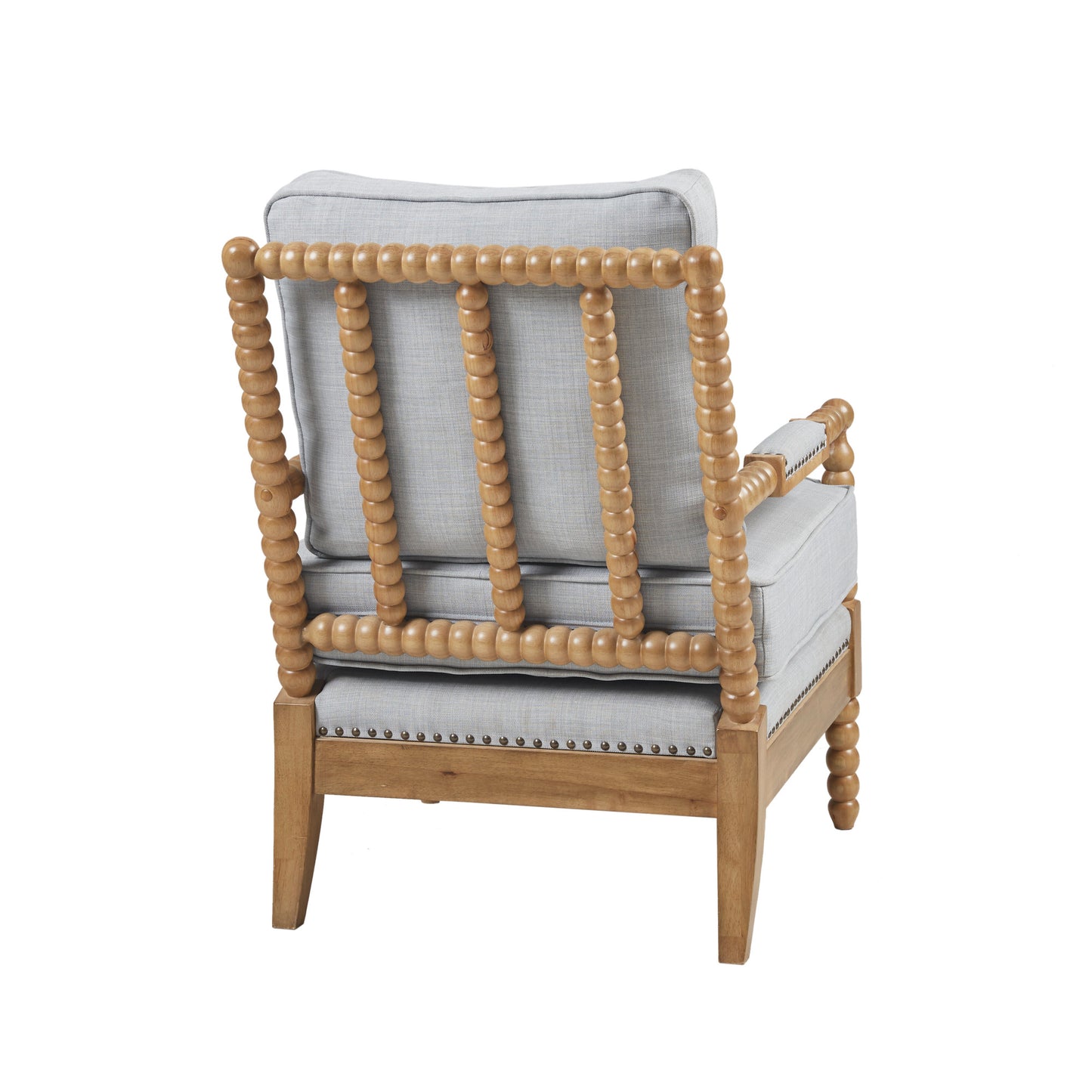 Donohue Turned Spindle Wood Accent Armchair