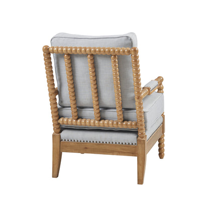 Donohue Turned Spindle Wood Accent Armchair