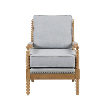 Donohue Turned Spindle Wood Accent Armchair
