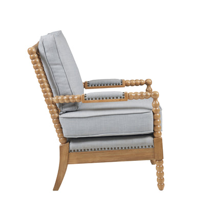 Donohue Turned Spindle Wood Accent Armchair