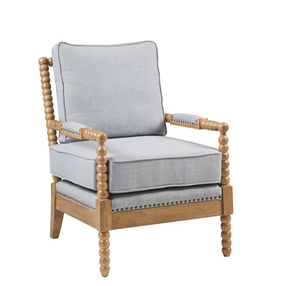 Donohue Turned Spindle Wood Accent Armchair