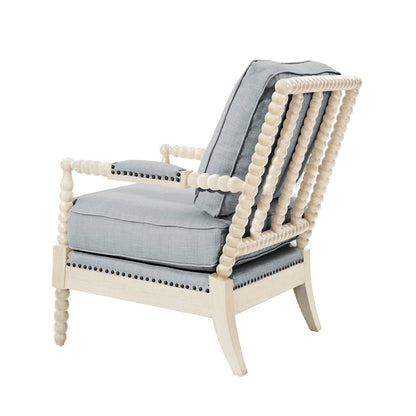 Donohue Turned Spindle Wood Accent Armchair