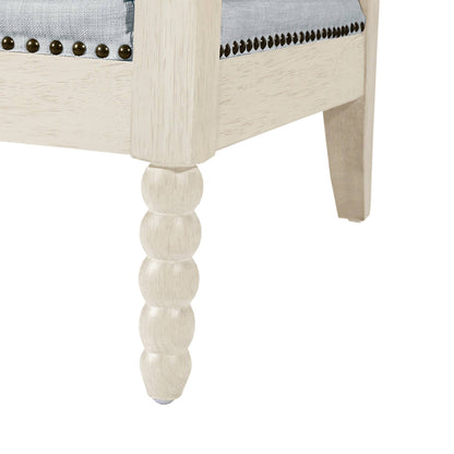 Donohue Turned Spindle Wood Accent Armchair