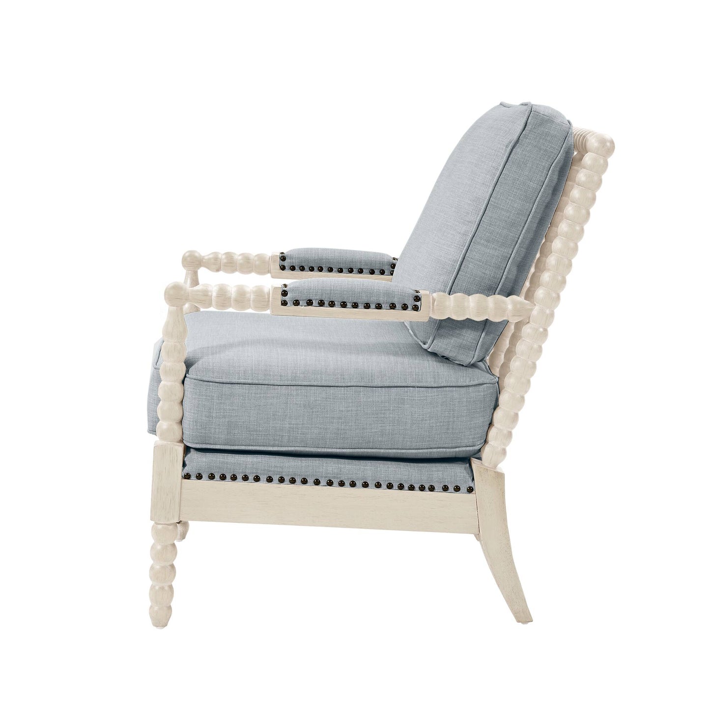 Donohue Turned Spindle Wood Accent Armchair