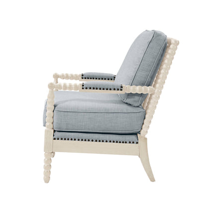 Donohue Turned Spindle Wood Accent Armchair