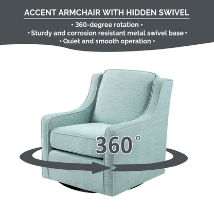 Harris Upholstered Swivel Armchair