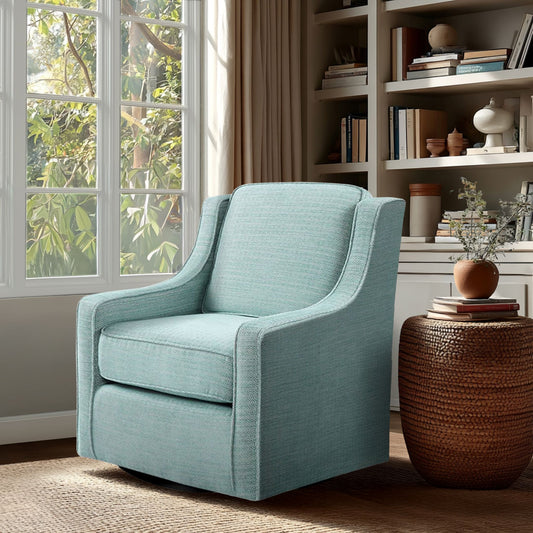 Harris Upholstered Swivel Armchair