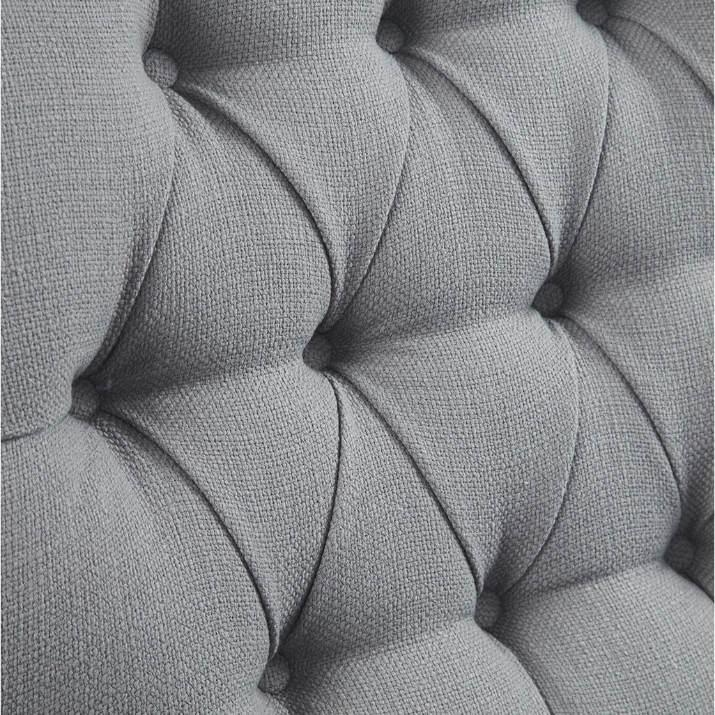 Aidan Upholstered Manual Push Back Recliner Chair with Nailheads