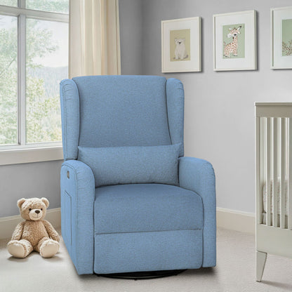 Candace Power Recliner 3-in-1 with Swivel, Glider, USB Ports