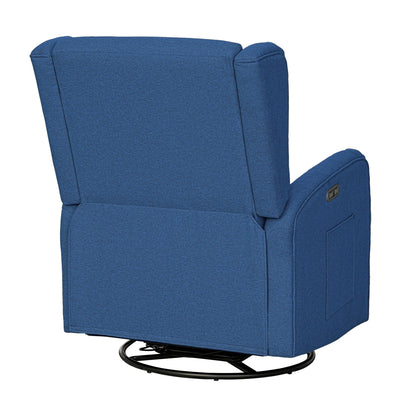 Candace Power Recliner 3-in-1 with Swivel, Glider, USB Ports