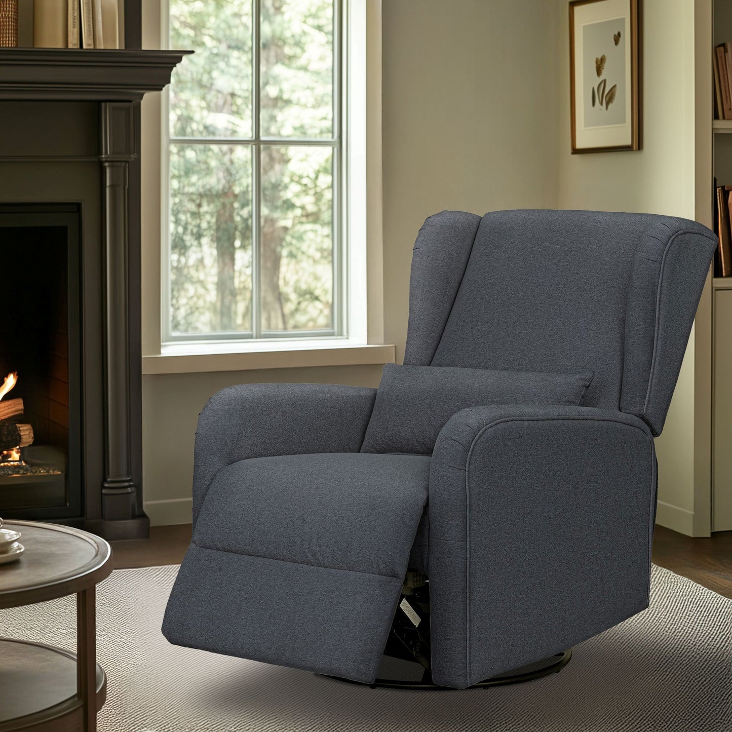 Candace Power Recliner 3-in-1 with Swivel, Glider, USB Ports