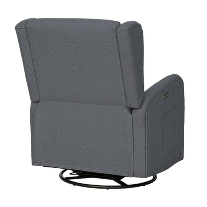 Candace Power Recliner 3-in-1 with Swivel, Glider, USB Ports