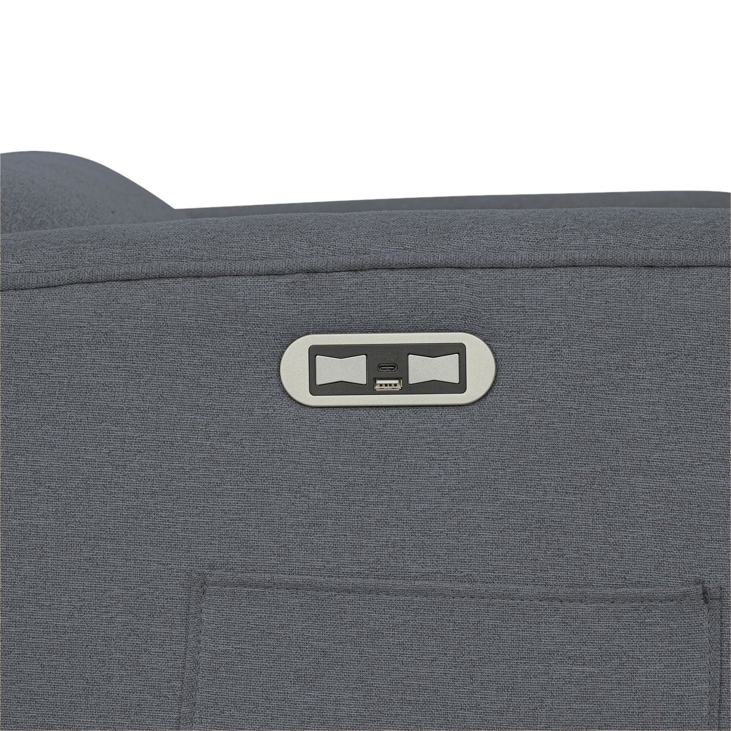 Candace Power Recliner 3-in-1 with Swivel, Glider, USB Ports
