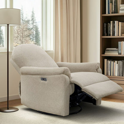 Elio Power Recliner 3-in-1 with Swivel, Glider, Charging Station