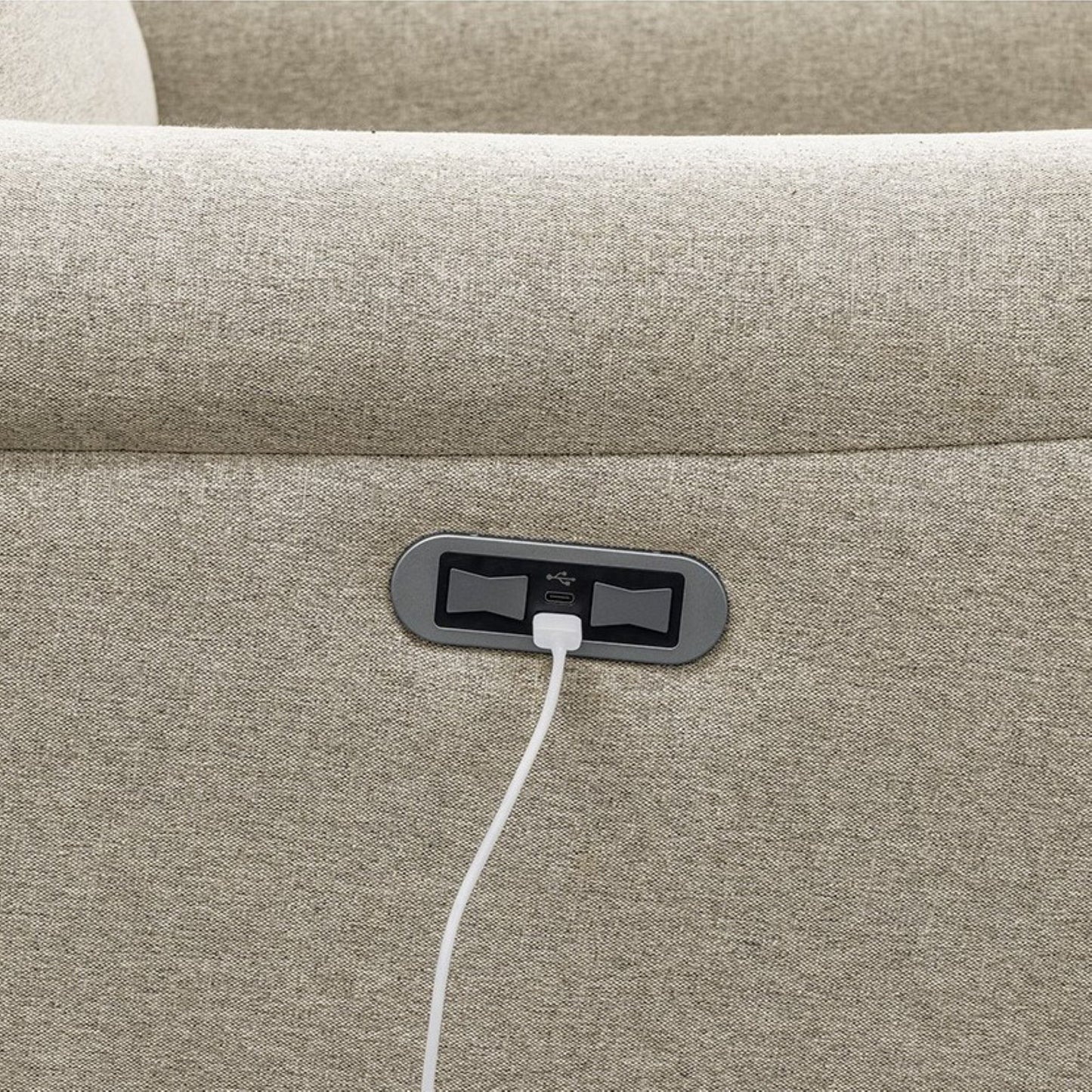 Elio Power Recliner 3-in-1 with Swivel, Glider, Charging Station